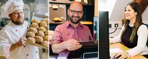 Junge Die Bäckerei.
